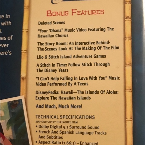 Lilo and Stitch DVD - Picture 4 of 4